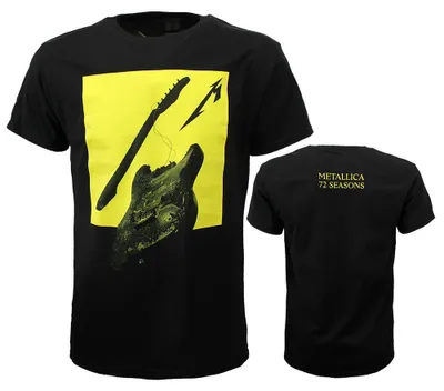 Immagine prodotto di Maglietta Metallica 72 Season Broken Burnt Guitar – Merchandising ufficiale - XXL