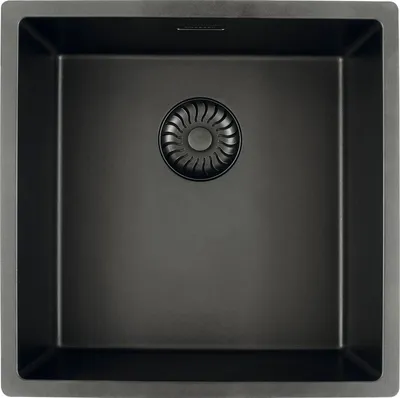 Produktbild von SOLIDO flächenbündige Spüle CAGRPP40BK-FL Black Line, Schwarz