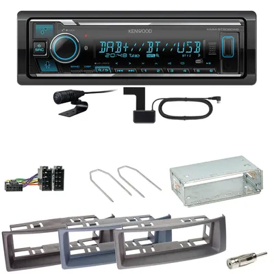 Produktbild von Kenwood KMM-BT508DAB Bluetooth DAB USB Einbauset für Renault Megane Scenic 1