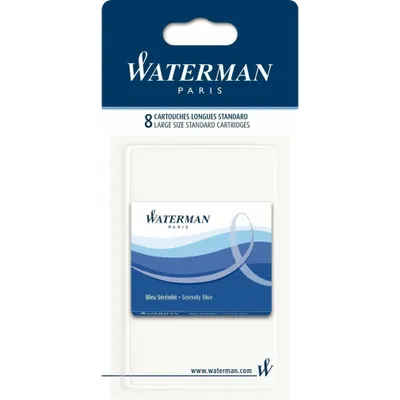 Image de WATERMAN Standard Groáraum-Tintenpatronen, blau, im Blister