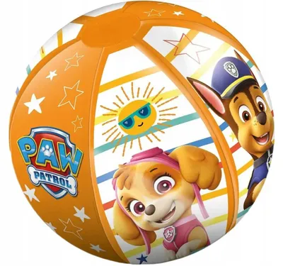 Produktbild von MONDO Paw Patrol Strandball 50 cm mit Figuren