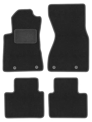 Immagine prodotto di Tappetini in moquette per Audi A8 D2 1994-2002 (berlina) – set 4 pezzi, grigio grafite, su misura – Wielganizator LUX