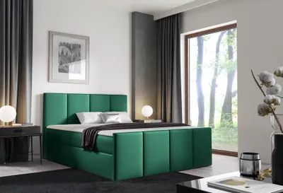 Obrázek produktu pro Postel Box spring postel Nábytek Ložnice Design Dvoulůžkový hotel Moderní