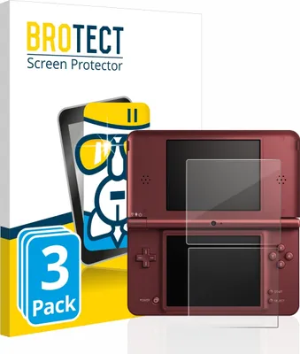 Produktbild von 3x BROTECT Schutzglas für Nintendo DSi XL Schutzfolie Panzer Folie Glas Display Schutz klar