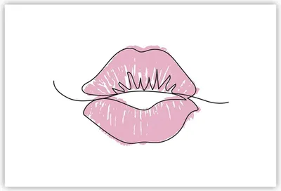 Produktbild von Poster - Poster ohne Rahmen - Mund Bild Modern - 91,5x61 cm - Wand Bild - Wanddeko - Wandbilder - Kunstposter - Wandposter - Bilder - Kunstdruck - Wanddekoration - Wandbild - P2XAA91x61-4543