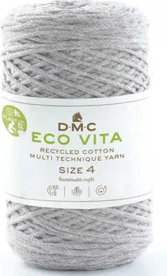 Immagine prodotto di DMC Eco Vita-4 - filato di cotone riciclato spesso realizzato con 80% cotone e 20% poliestere (Color 111)
