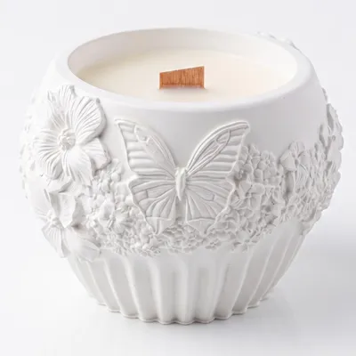 Immagine prodotto di Candela Profumata Lúka - Eleganza Bianca con Aroma di Ciliegia e Mandorla KP40328