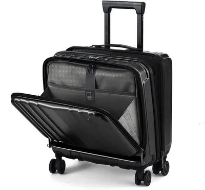 Produktbild von Famanu Handgepäck mit 2 Laptopfächern - Schwarz