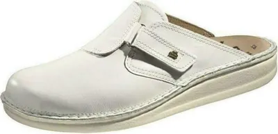 Produktbild von Finn Comfort, Venedig, Uni, Damen Herren, Pantolette, Weiß, Leder, NEU - Damenschuhe Pantolette / Zehentrenner, Weiß, leder (nappa)
