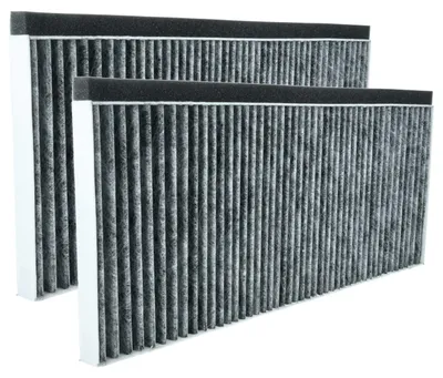 Obrázek produktu pro 2 Filtry s aktivním uhlím pro odsavače par, rozměry 45,5 x 20,0 cm