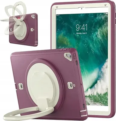 Image de Étui pour iPad 9.7 pouces 2017/2018 avec support Violet