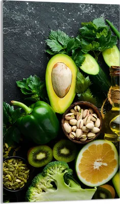 Produktbild von Glasschneidebrett 30x52 Avocado