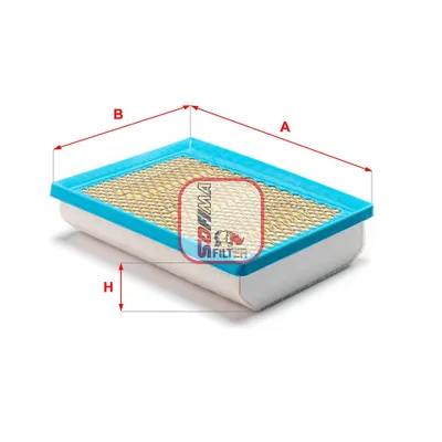 Produktbild von Luftfilter SOFIMA S 3A75 A für FIAT TIPO Kombi (356) Filtereinsatz