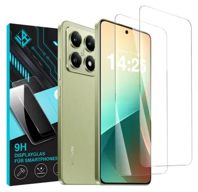 Produktbild von 2x 9H Schutzglas Displayschutzfolie für Xiaomi 14T Displayglas Displayschutz Glas Panzerfolie Schutzglasfolie