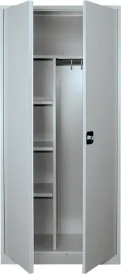 Produktbild von Flügeltürschrank Kleiderschrank Stahl Lagerschrank Aktenschrank PutzSpind 545520
