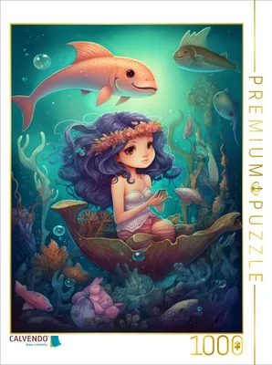 Produktbild von CALVENDO Puzzle Meerjungfrau | 1000 Teile Lege-Größe 64x48cm Foto-Puzzle für glückliche Stunden