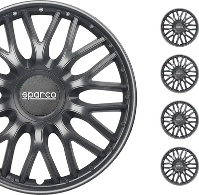 Zdjęcie produktu dla Kołpaki Sparco 16 cali Roma Grey 4 szt