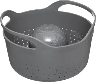 Produktbild von Küchensieb 2in1, Kunststoff, grau