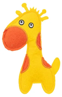 Immagine prodotto di Peluche per cani Trixie Giraffa gialla 15 cm in feltro