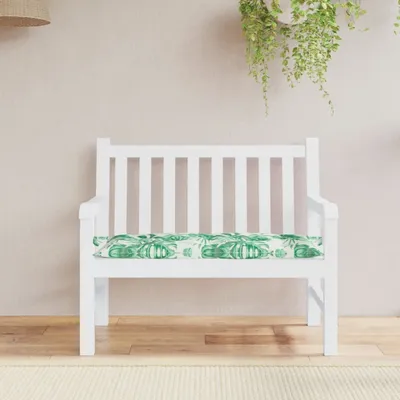 Produktbild von Möbel Gartenbank-Auflage Blattmuster 110x50x7 cm Oxford-Gewebe - Gartenmöbelauflagen 2024