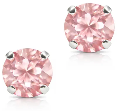 Produktbild von LUISIA® Ohrringe "Emily" mit  Premium Kristallen 9 mm | Rosé