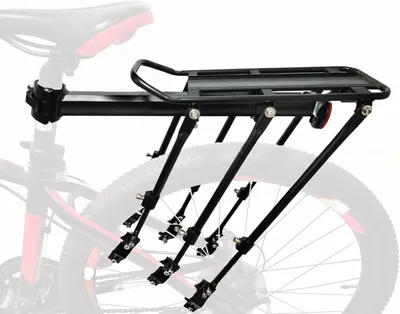 Produktbild von Gepäckträger 24-29 Zoll, 120 kg, Aluminium, verstellbar, für Fahrrad