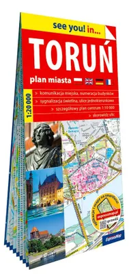 Obrázek produktu pro Ahoj! V... Toruň, plán města 1:20 000 - kolektivní práce
