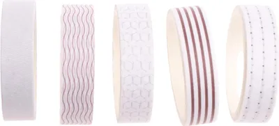 Produktbild von Rollen Washi Tape Set, Kreative Basic Dünn Dekorative Bänder,Washi Tape, Washi Klebeband Set Dekoratives, Dekorative Masking Tape für DIY Art & Crafts, Bullet Journals, Planer, Scrapbooking