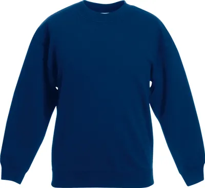 Produktbild von Fruit Of The Loom Kinder Pullover Klassik 80/20 (2 Stück/Packung) RW6857 (12/13 Jahre) (Marineblau)