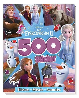 Produktbild von Disney Die Eiskönigin 2: 500 Sticker - Stickern - Rätseln - Ausmalen