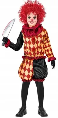 Produktbild von Widmann Mordred Clown Kostüm Kinder Halloween Grusel
