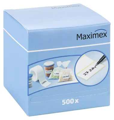 Produktbild von Selbstklebende Etiketten Vorratsetiketten Aufkleber - 500 Stück - 6 x 3 cm - Mit Spender