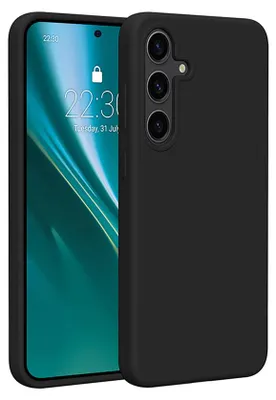 Image de Étui en silicone Etteri pour Samsung Galaxy S25 Edge, noir