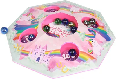 Produktbild von Einhorn Murmelspiel mit 10 Murmeln