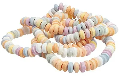 Produktbild von Candy Ketten bunte Halskette aus Traubenzucker Zuckerkomprimat 17g