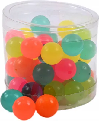 Produktbild von Flummi 22mm Bunt - Springball Gummiball für Kinder - Ideal als Mitgebsel & Tombola