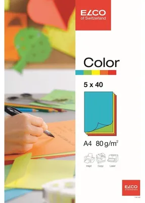 Immagine prodotto di Elco 74616.00 Carta per fotocopie - A4, assortita, 80 g/m², 200 fogli