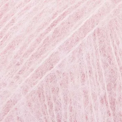 Obrázek produktu pro Drops Brushed Alpaca Silk Uni Colour 12 Powder Pink Pletací příze