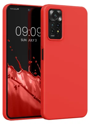 Produktbild von kwmobile Handyhülle für Xiaomi Redmi Note 11 Pro / Note 11 Pro (5G) / Note 12 Pro (4G) Hülle - Case Silikon - Kabelloses Laden - Schutzhülle Cover in