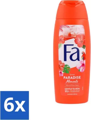 Produktbild von Fa - Paradise Moments - Duschcreme - Hibiskusblüte - 250 ml - Vorteilspack - 6 Stücke