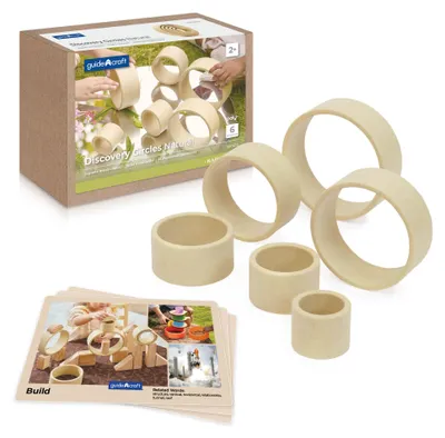 Produktbild von Guidecraft Lernspielzeug Discovery Circles - Bunt Karton
