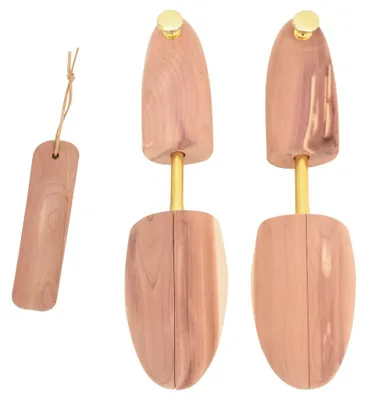 Image de Embauchoirs avec chausse-pied EU 42-43,5 bois massif cèdre