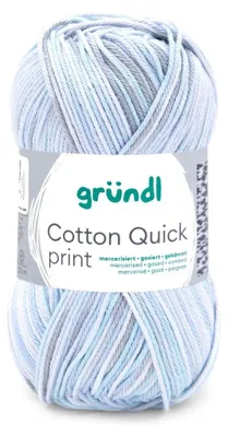 Produktbild von Gründl Baumwolle quick print,50g/125m,100% Baumwolle,Farbverlauf 240