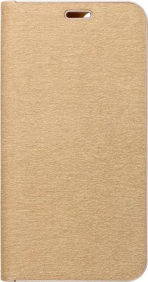 Imagen del producto de Funda tipo libro para smartphone, compatible con iPhone 16e (SE 4 2025), color dorado