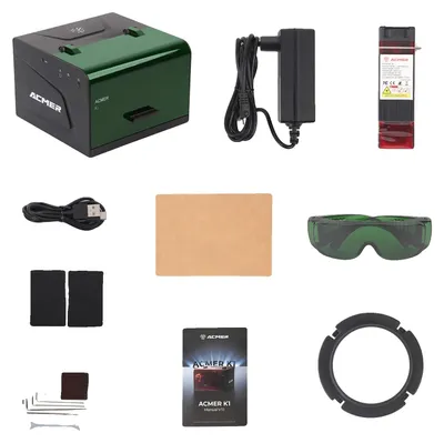 Obrázok produktu pre Laserový gravírovací stroj, kompaktný dizajn, inteligentná technológia, K1-b, 2,5 W