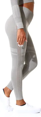 Produktbild von Stark Soul® Sport Leggings High Waist - Grau-Melange -  L