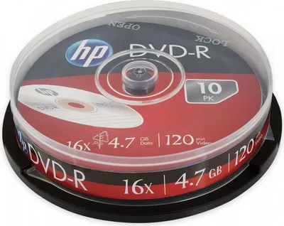 Obrázek produktu pro HP 69315, DVD+R, 120 mm, 10 kusů, 4,7 GB