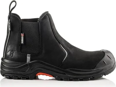 Zdjęcie produktu dla BuckBootz Nubuckz Slip-on NKZ101BLK S3S 2.0, Czarny - Rozmiar 45