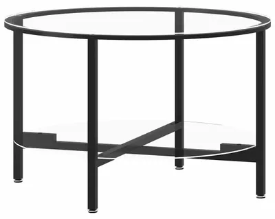 Imagen del producto de Mesa de centro Ronde de vidrio templado, 70 cm