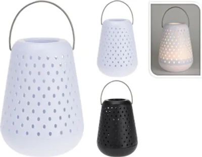 Image de Lanterne Led D19Xh26Cm 2 Couleurs Assorties